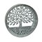 Galvanized Metal Tree of Life Wall Pocket Planter Rustic Decorative Plant Vase